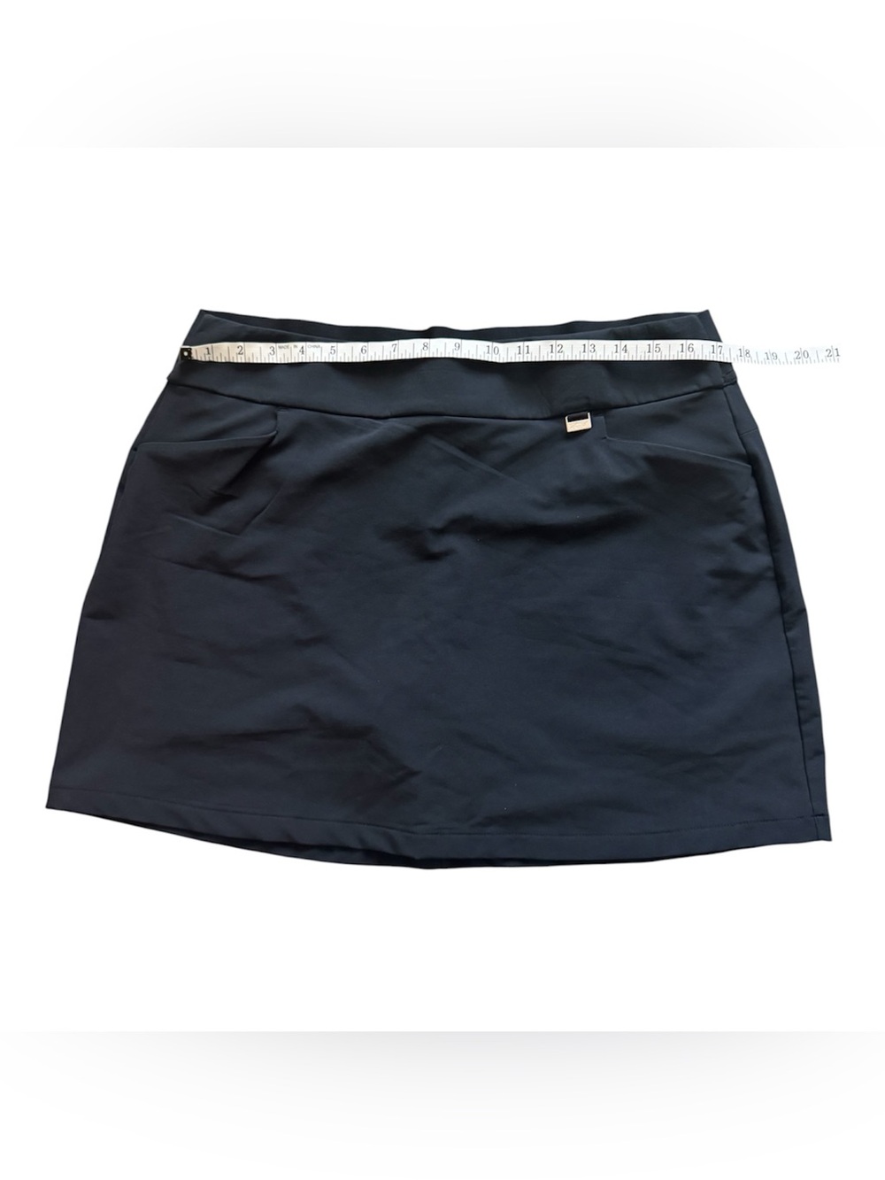 Greg Norman Collection Black Pull-On Golf Skort Large NWOT Stretch Performance - Picture 8 of 9